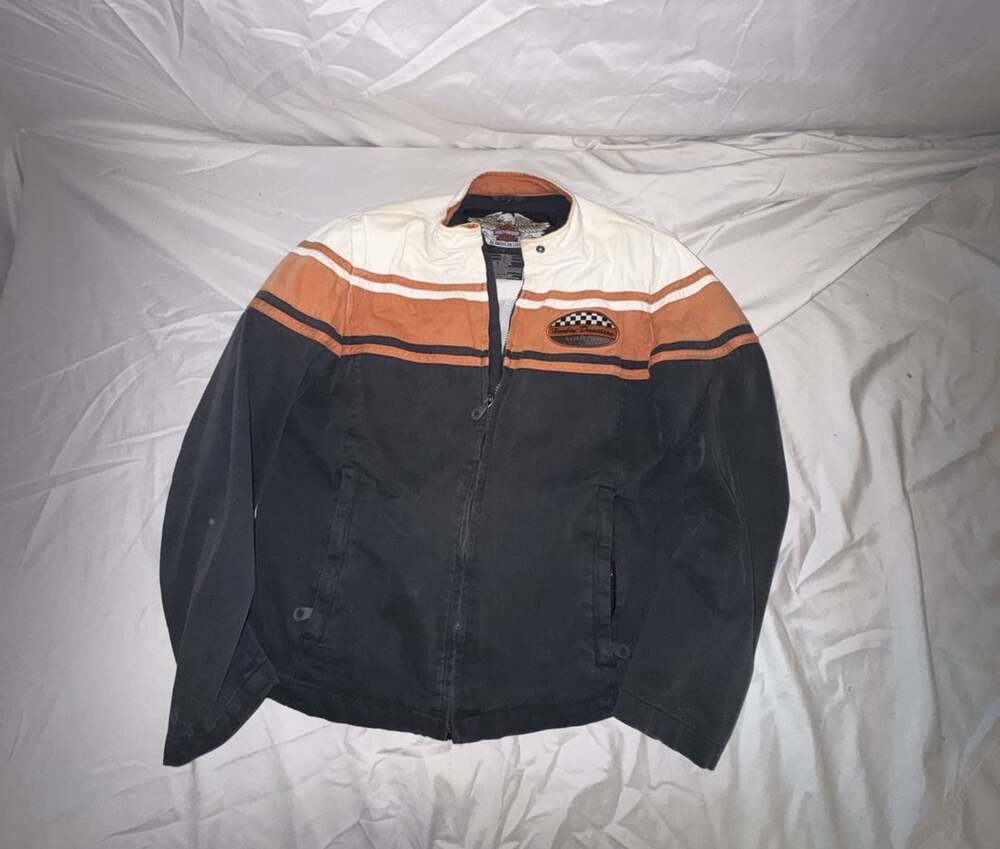 Harley Davidson Harley Davidson Motorcycle Biker Jacket Racing Size L